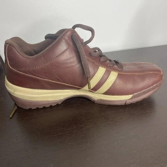 Phat Farm Mens Vintage Leather Tan Brown Shoe Size 9 - Picture 7 of 12